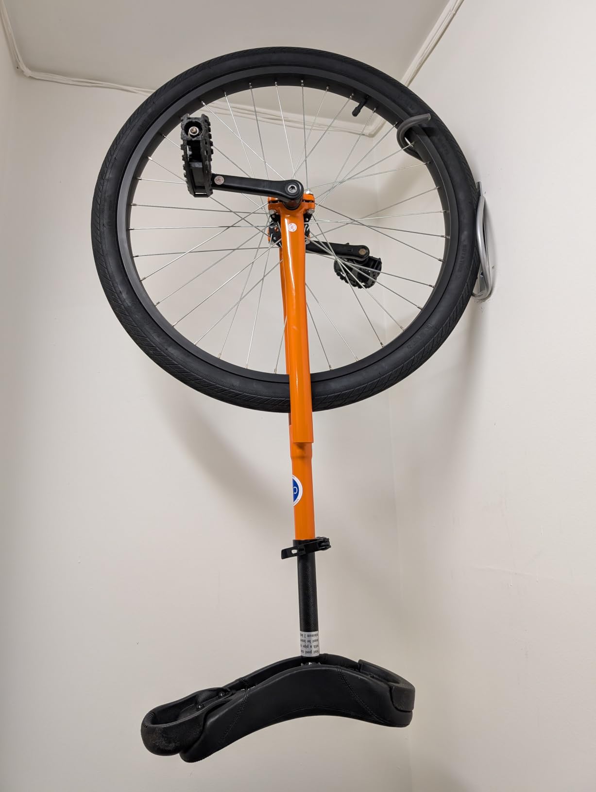 Leonardo Bike Rack Wall Mount with Tire Tray by Delta Cycle – Elegant Vertical Hanger Hook Design Provides Easy Bicycle Storage Access – Hassle-Free Installation – Vertical Mount Holds Up to 40 lbs customer photo 2