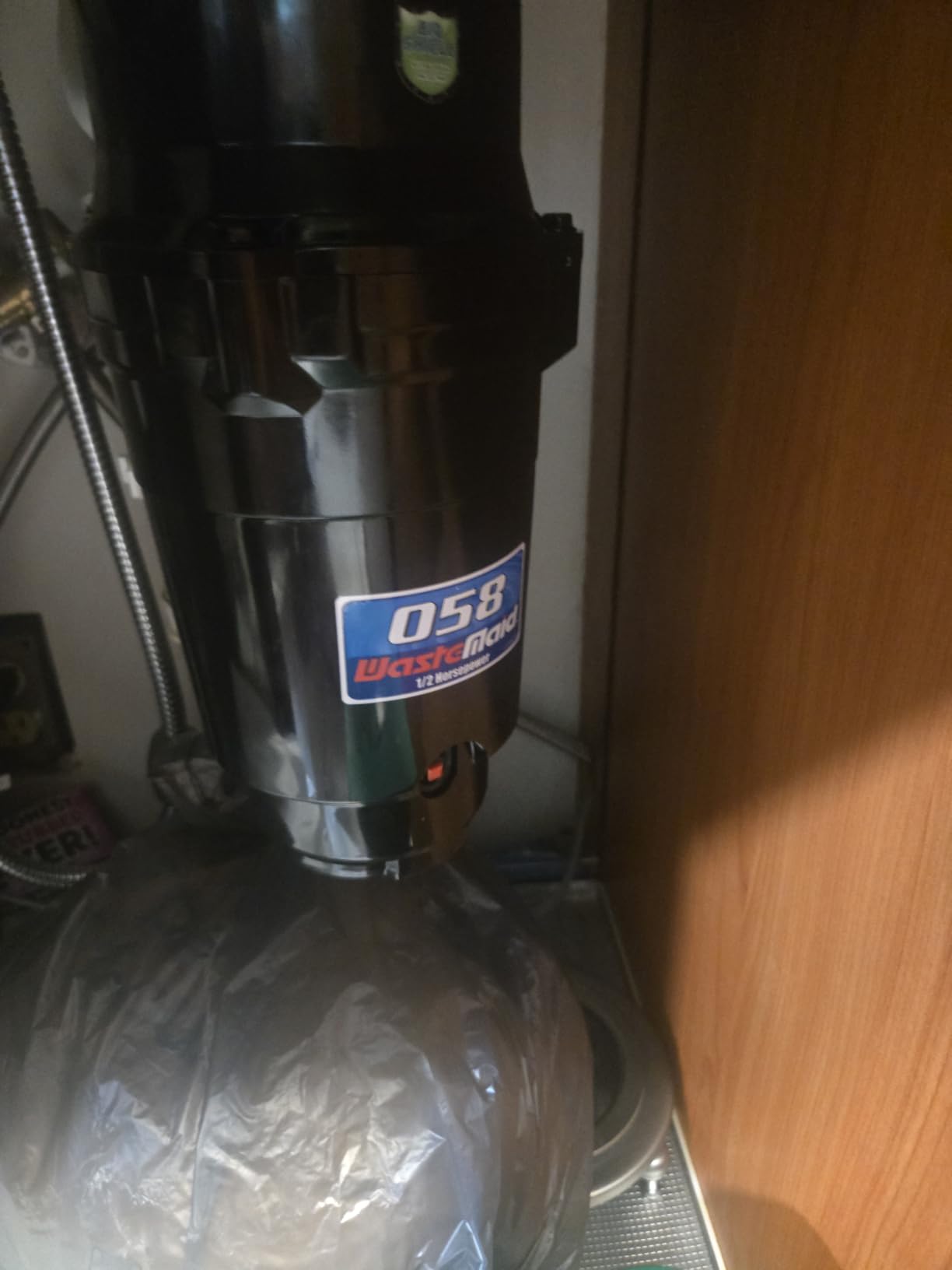 Waste Maid Garbage Disposal, Anti-Jam, Continuous Feed, 1/2 HP Economy customer photo 2