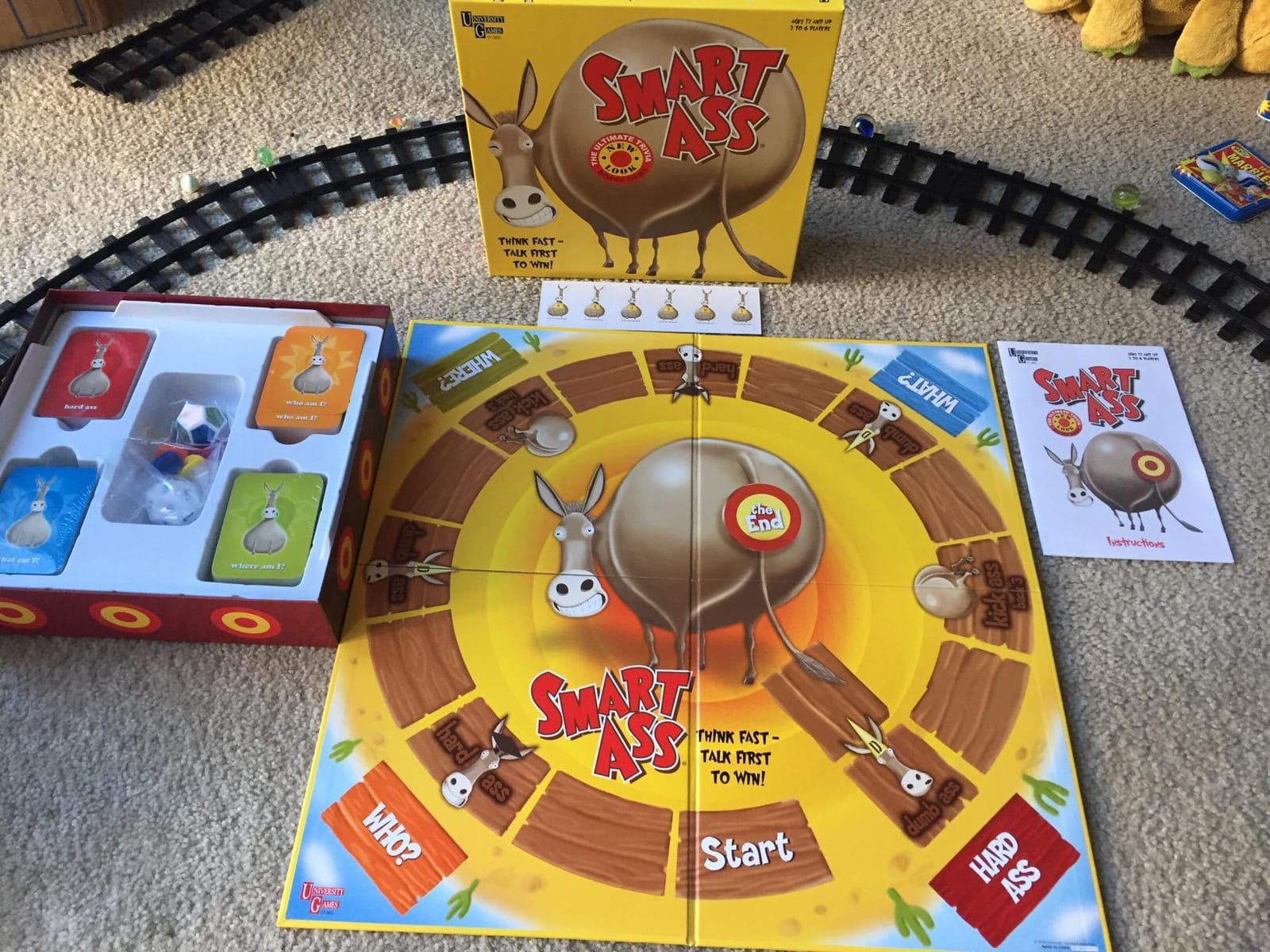 Smart Ass Fast-Paced Trivia Board Game for Families, Ages 12+ customer photo 2