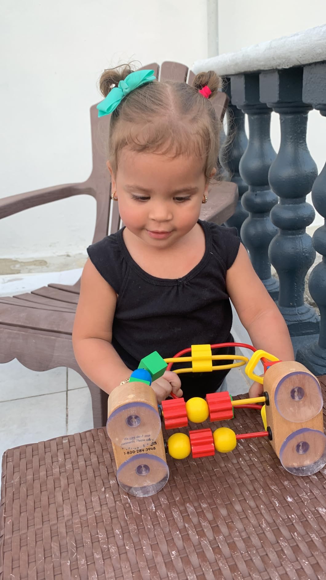 Melissa & Doug First Bead Maze Wooden Educational Baby Toy customer photo 2