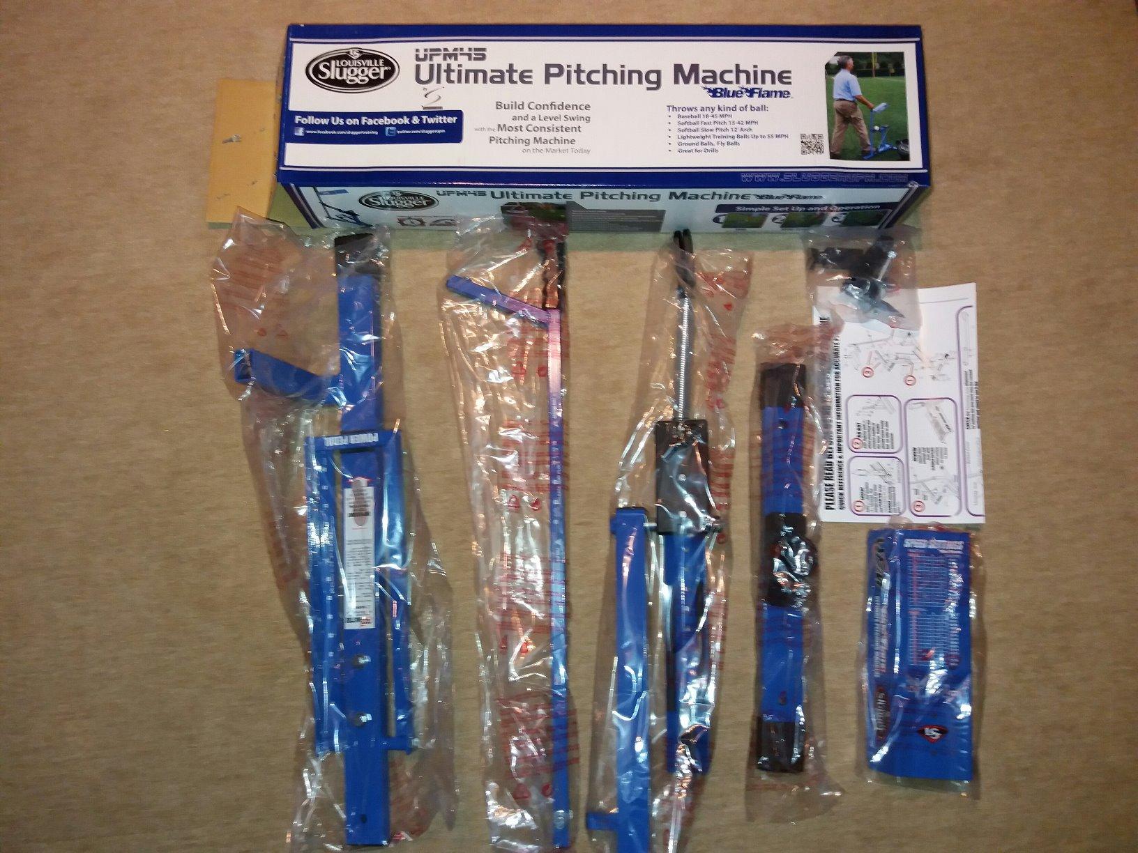 Louisville Slugger Blue Flame Pitching Machine customer photo 2
