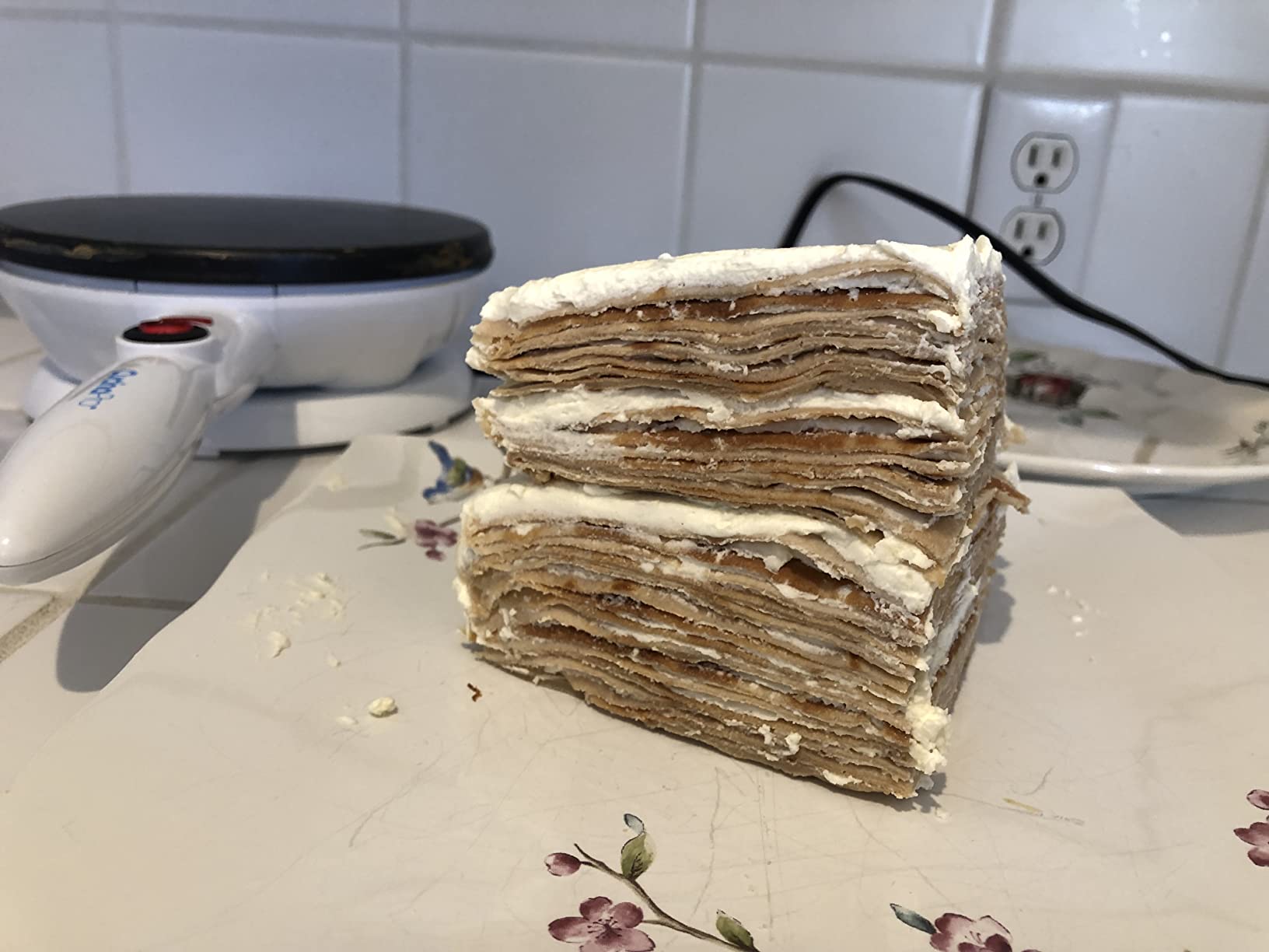 CucinaPro Cordless Crepe Maker, Non-Stick Dipping Plate, Electric Base customer photo 1