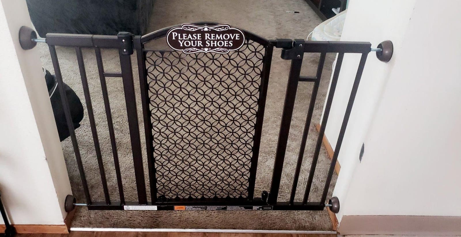 Ingenuity Decorative Extra Tall Baby Gate & Dog Gate, 28.5
