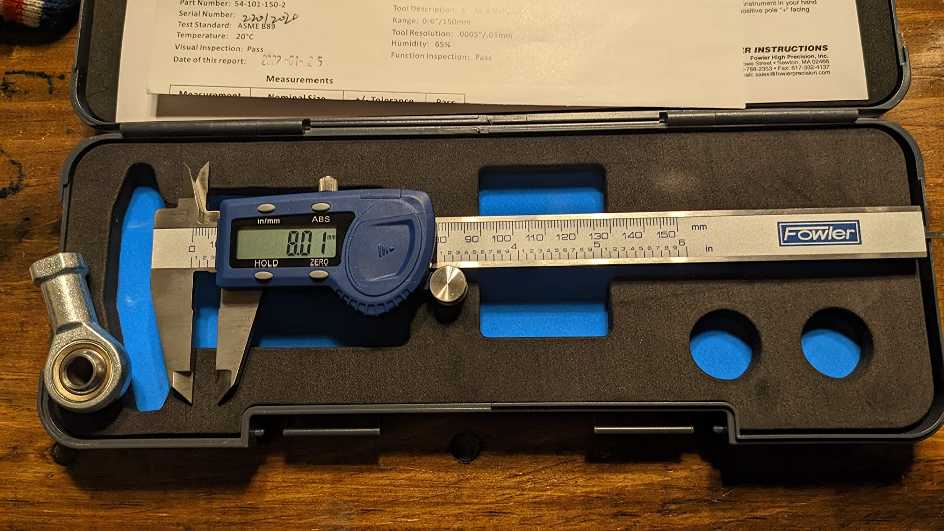 Fowler 54-101-150-2, Xtra-Value Cal Digital Caliper With 0-6