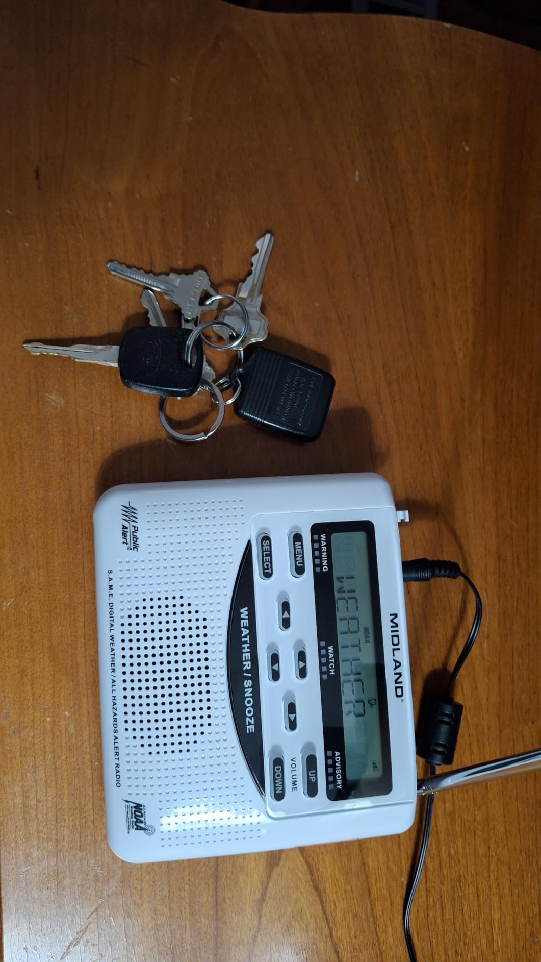 Midland - WR120B - NOAA Emergency Weather Alert Radio | Localized Programming, Trilingual Display, 60+ Emergency Alerts, Alarm, Selectable Alert Tone customer photo 2