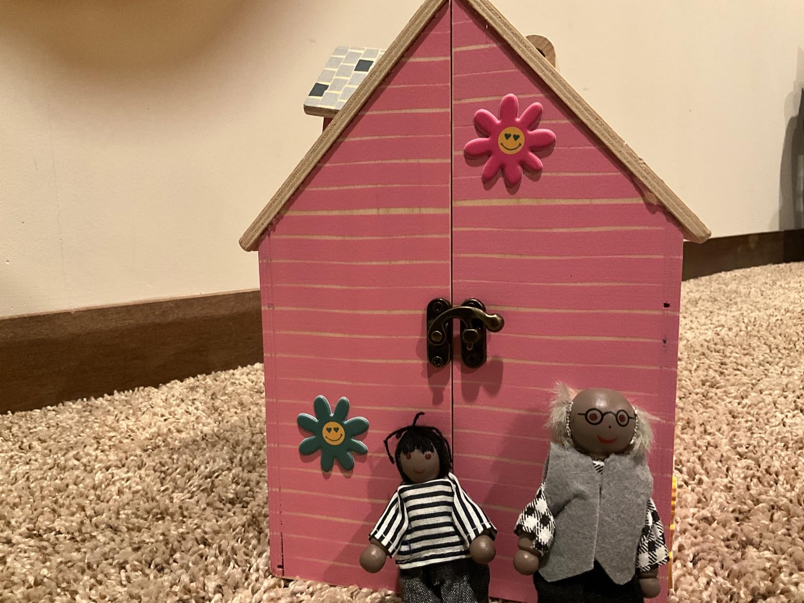 Melissa & Doug Fold & Go Wooden Dollhouse with Dolls and Furniture customer photo 1