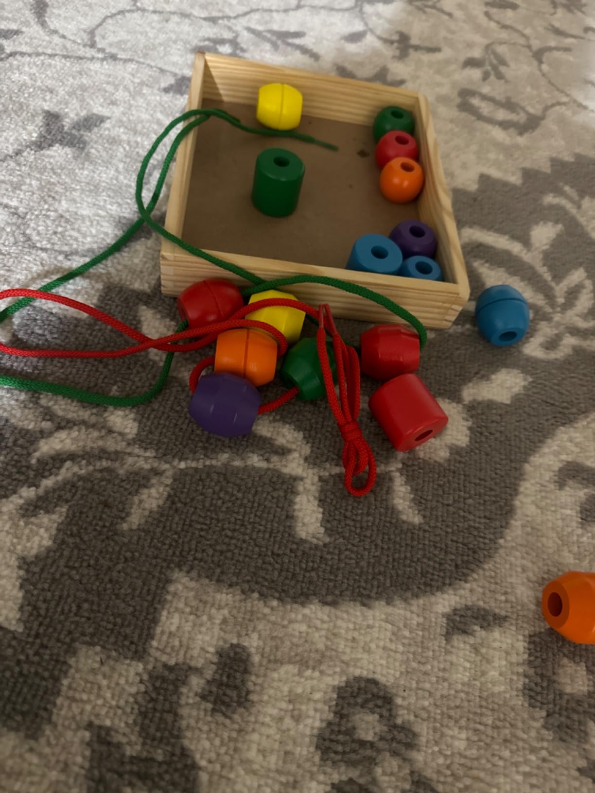Melissa & Doug Primary Lacing Beads 33-Piece Montessori Toy Set customer photo 2