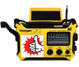 Kaito KA500 5-way Powered Solar Power,Dynamo Crank, Wind Up Emergency AM/FM/SW/NOAA Weather Alert Radio with Flashlight,Reading Lamp and Cellphone Charger, Yellow customer photo 2