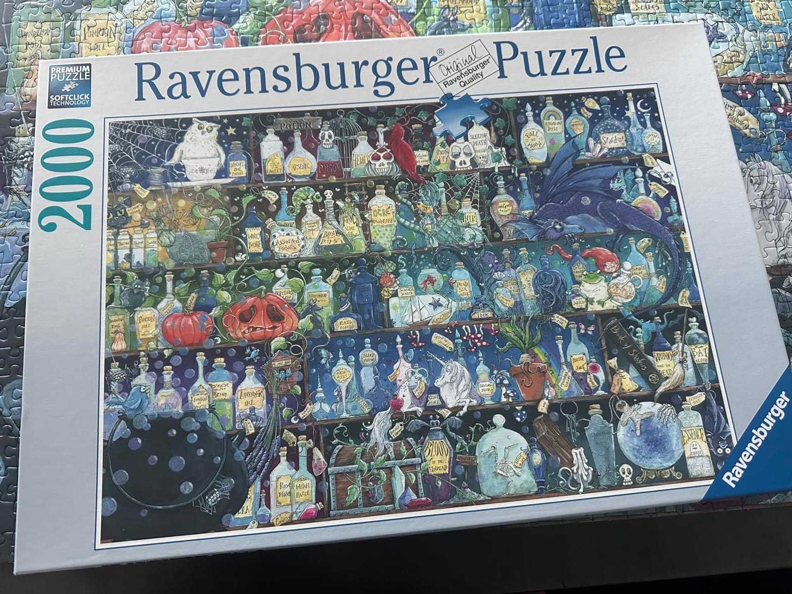 Ravensburger 16010 Poisons and Potions 2000 Piece Jigsaw Puzzle for Adults - Every Piece is Unique, Softclick Technology Means Pieces Fit Together Perfectly customer photo 2