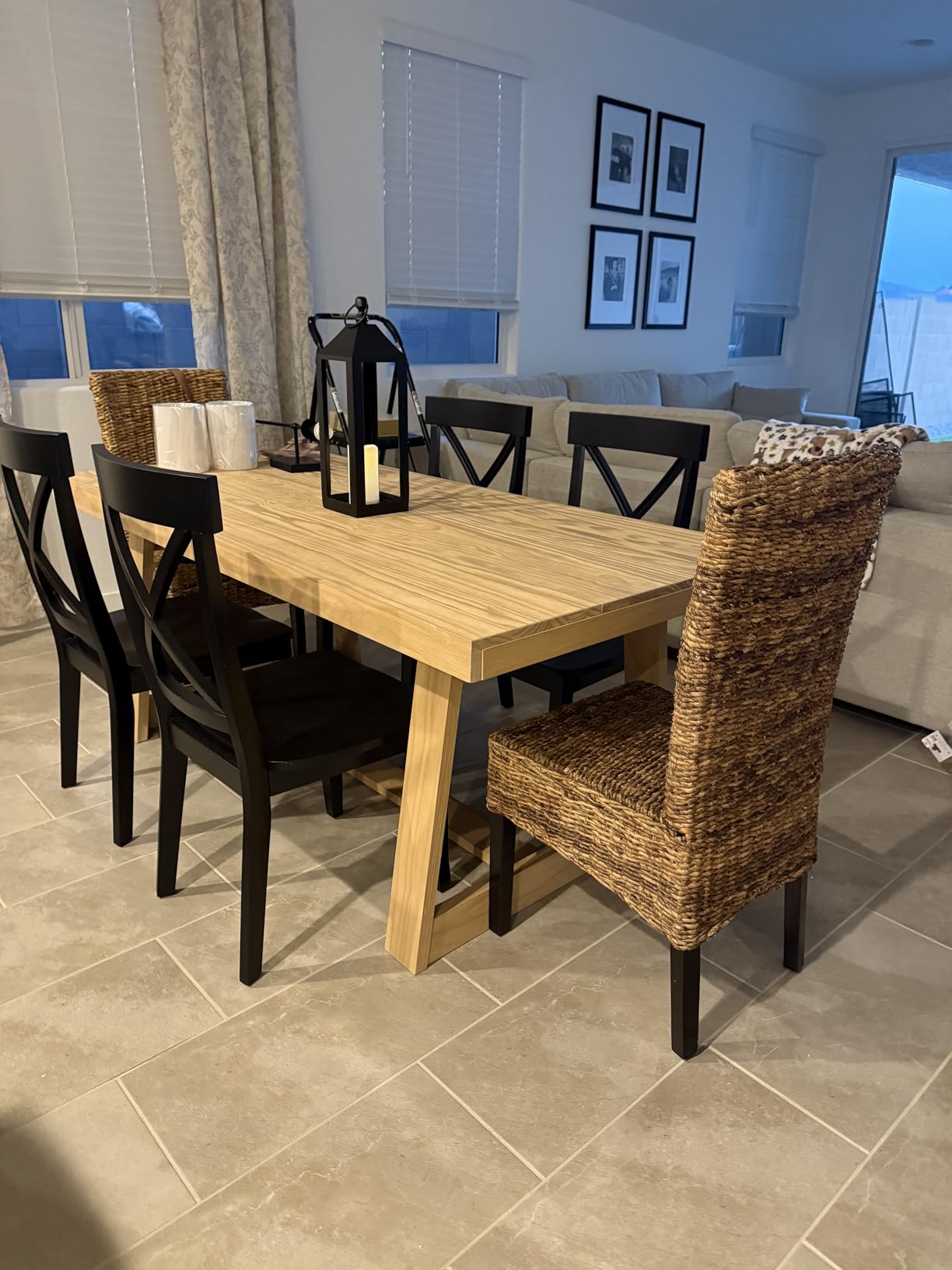 Homestyles Blair Black Dining Chairs, Set of 2 customer photo 1