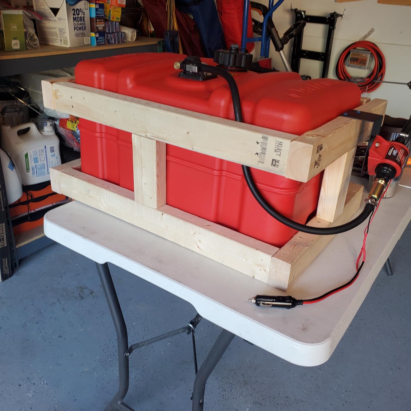 Scepter 12 Gallon Portable Marine Gas Can, Large Capacity Boat Fuel Tank customer photo 1
