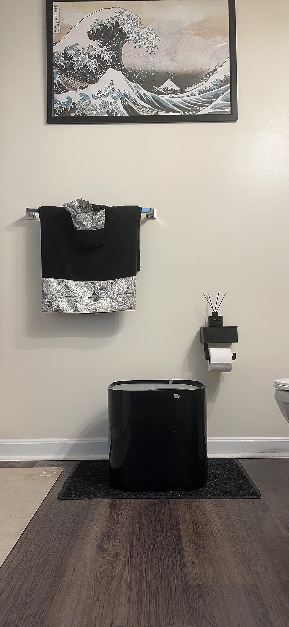 Modkat Top-Entry Cat Litter Box, Leak-Proof, Liner & Scoop, White customer photo 2