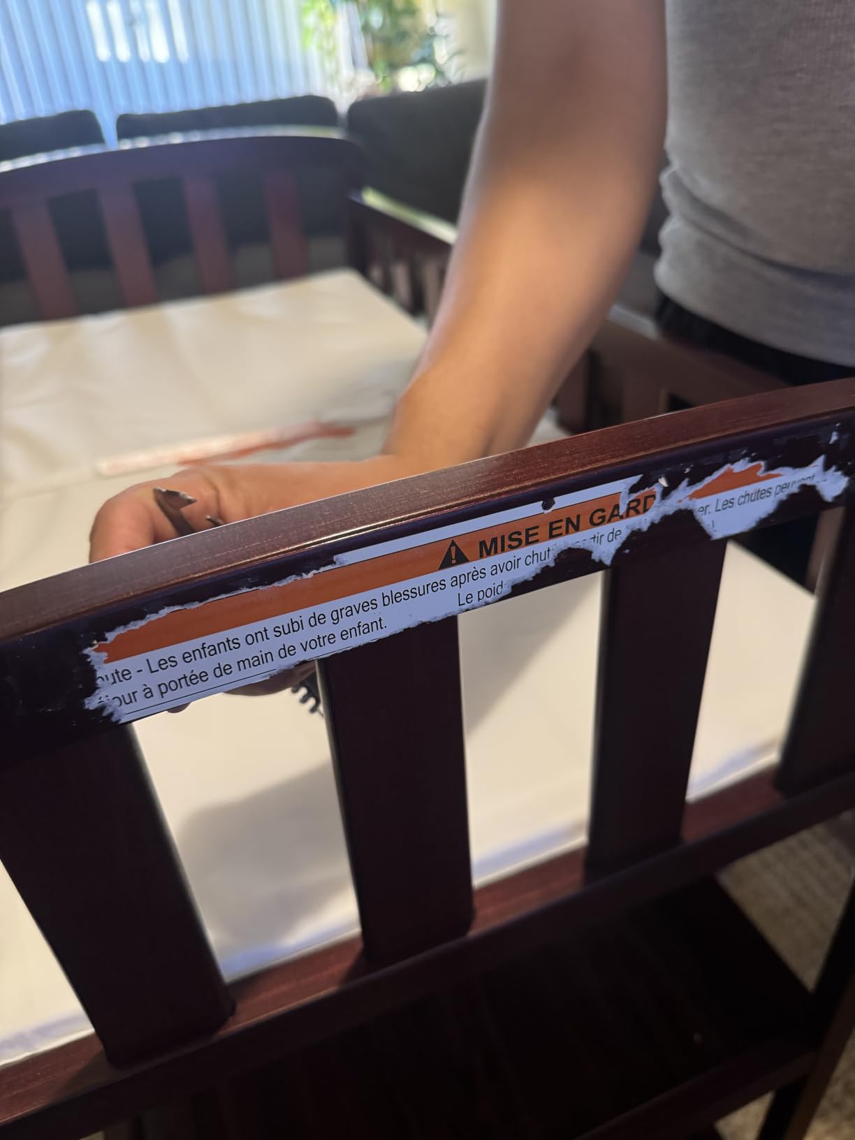 Dream On Me Emily Changing Table with Two Storage Shelves, White customer photo 2