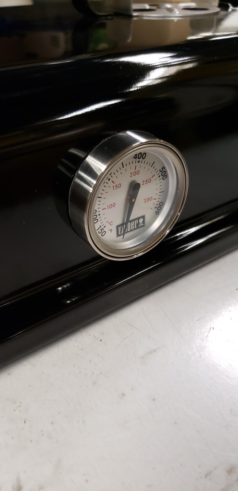 Weber 60540 Charcoal, Spirit, Q Grill Replacement Thermometer, 1-13/16