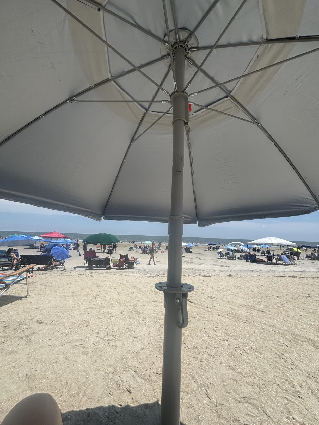 Wondershade Ultimate Portable Sun Shade Umbrella – Lightweight Adjustable Outdoor Patio & Beach Umbrella with Tripod Base (Blue) customer photo 1
