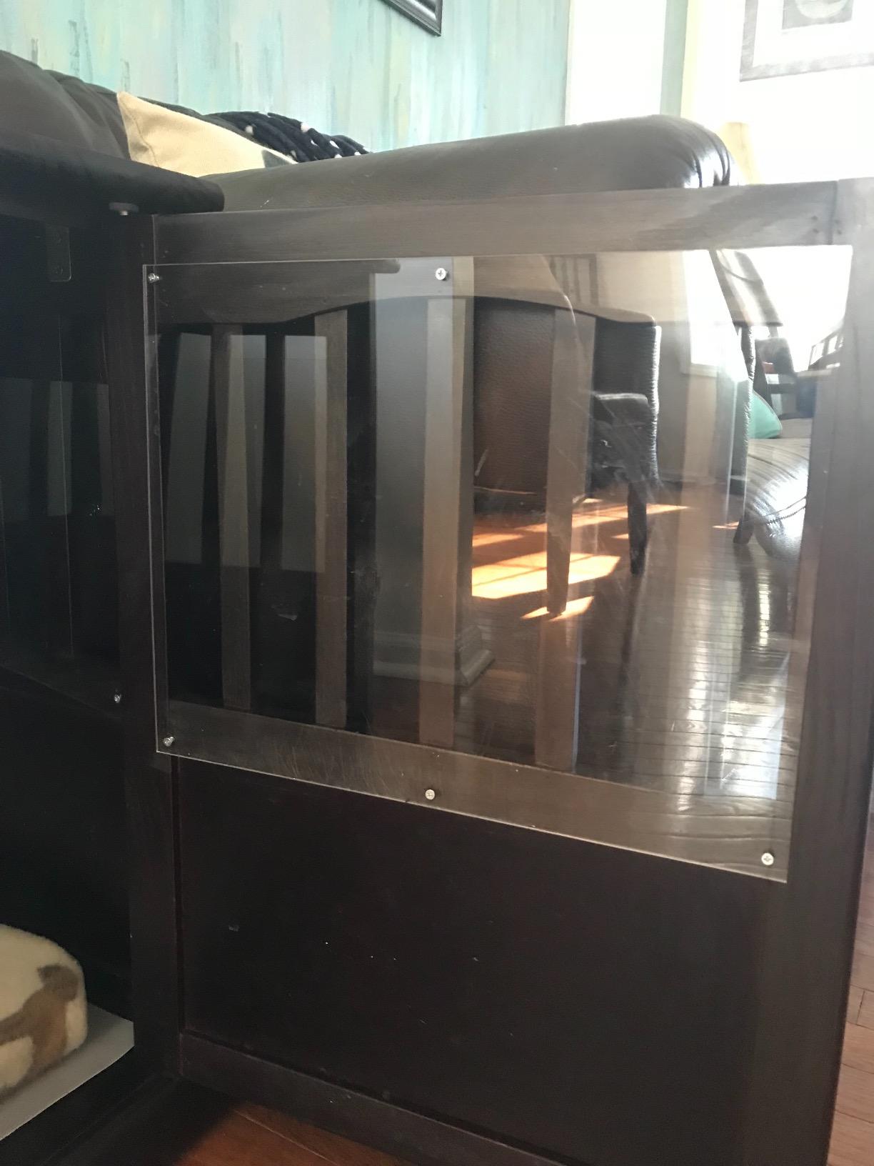 Casual Home Wooden Medium Pet Crate, End Table, Espresso customer photo 1