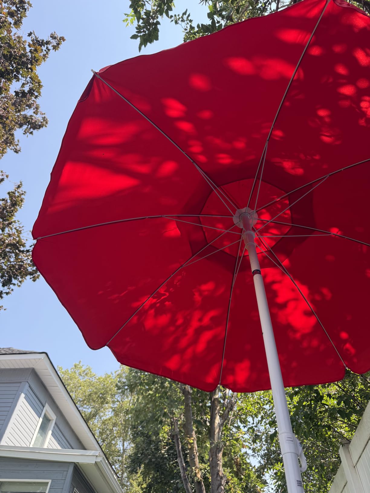 PICNIC TIME 5.5 Ft Portable Beach Umbrella, Lightweight UV Protection Sunshade with Tilt Pole & Carry Bag, Outdoor Canopy Umbrella for Beach, Sand, Pool, Patio, Camping, Travel, or Backyard Shade, (Hunter Green) customer photo 2