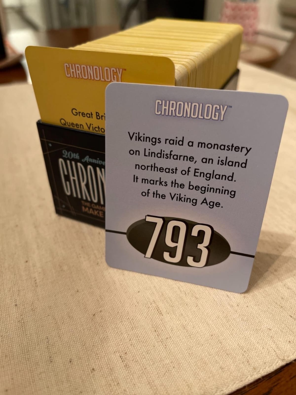Buffalo Games - Chronology - The Game Where You Make History - Historical Timeline Trivia for 2+ Players, Ages 14+ customer photo 1