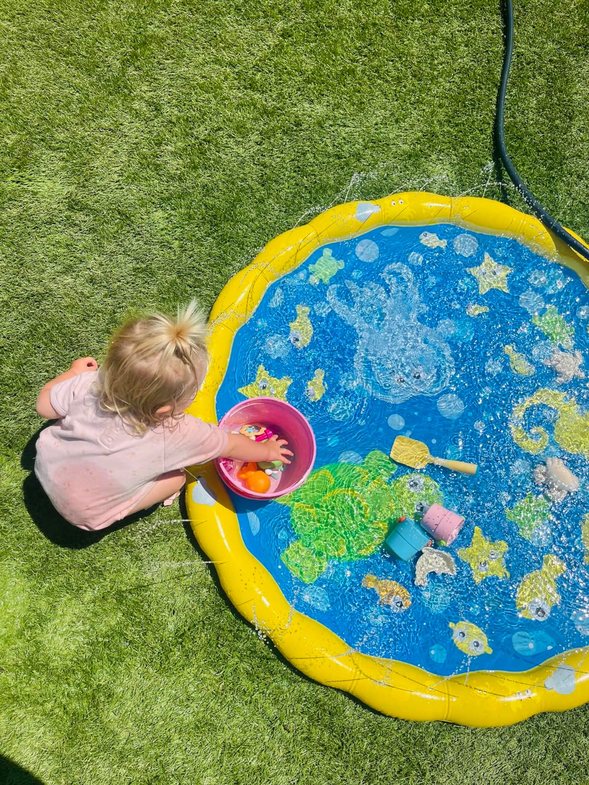 BANZAI 54In-Diameter Sprinkle & Splash Play Mat customer photo 1