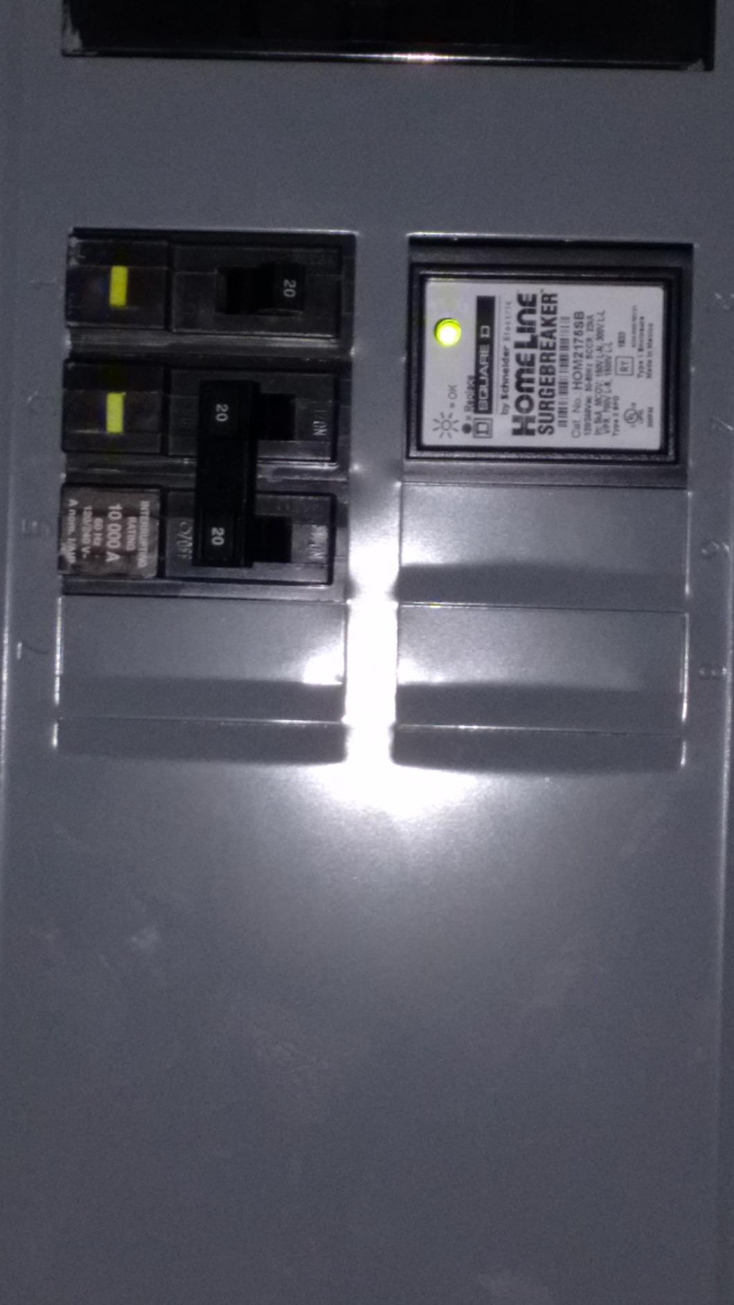 Square D by Schneider Electric HOM2175SB Homeline SurgeBreaker, Surge Protection Device, 25kA, 120/240V, 1-Phase, 3-Wire customer photo 1