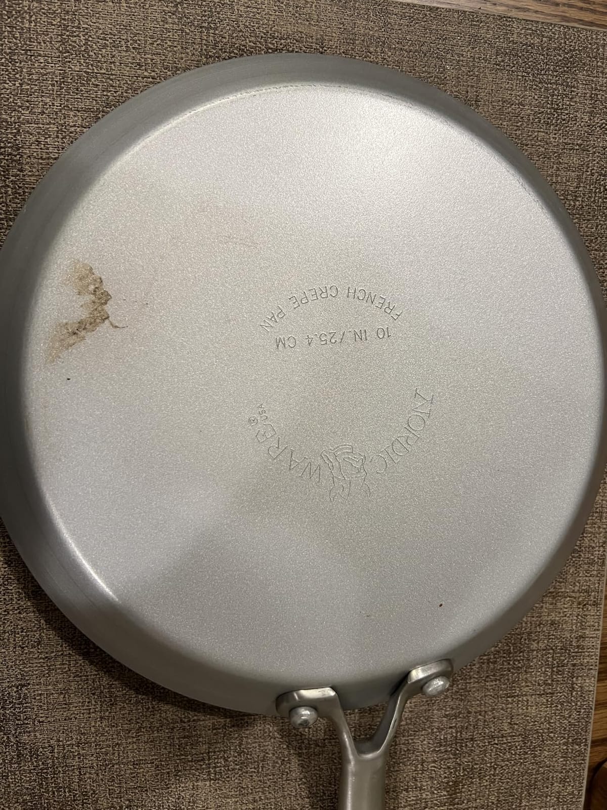 Nordic Ware Traditional French Steel Crepe Pan, 10-Inch customer photo 1
