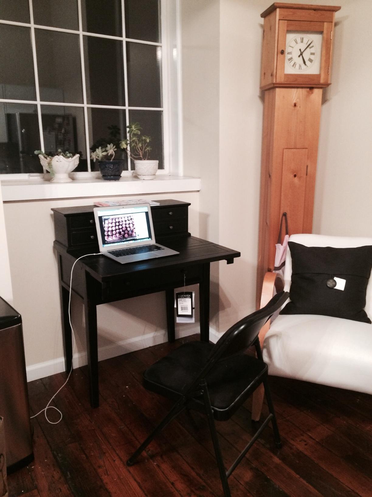 Safavieh American Homes Collection Abigail Distressed Black Fold Down Desk customer photo 2