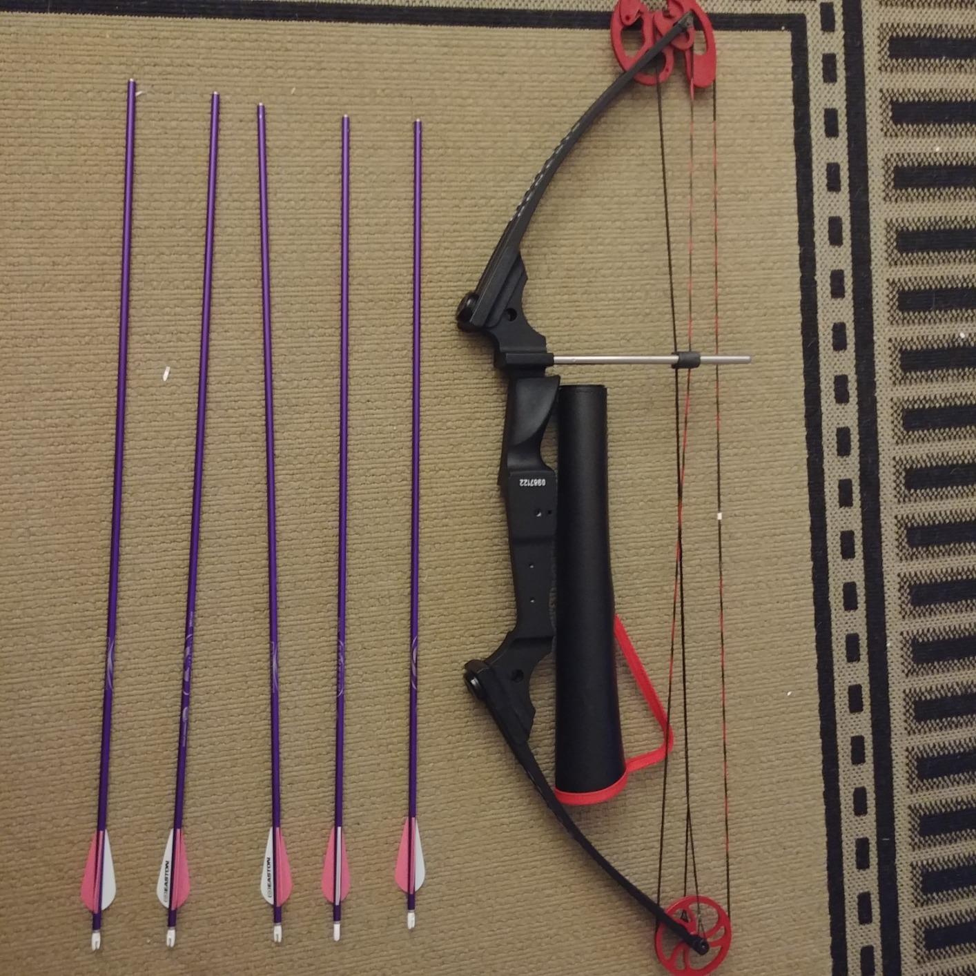 GENESIS Original Archery Compound Bow and Arrow Set, Draw customer photo 1