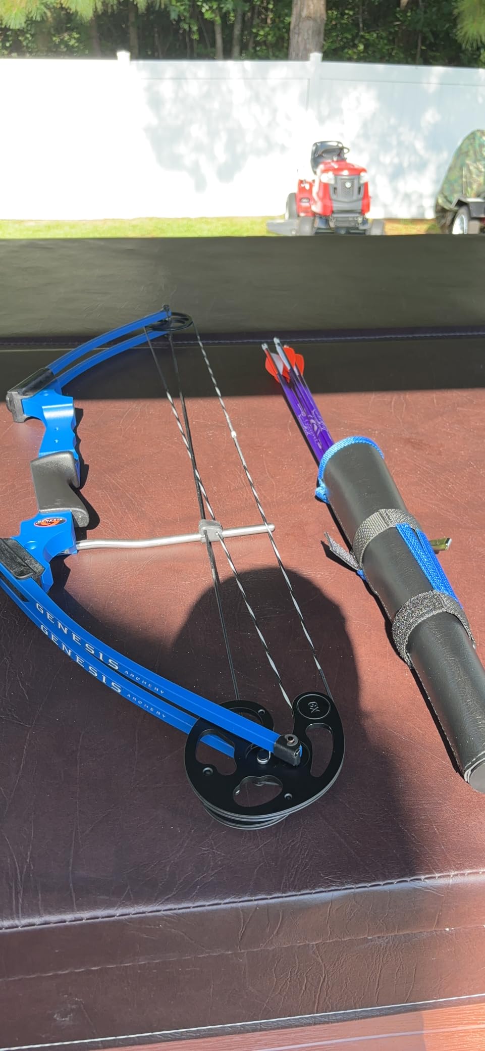 GENESIS Original Archery Compound Bow and Arrow Set, Draw customer photo 2