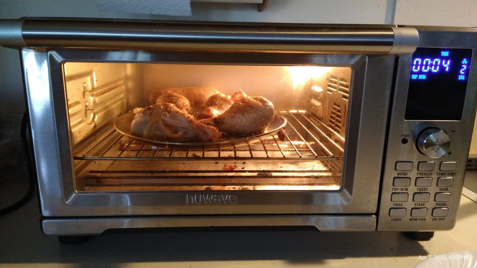 Nuwave Bravo 30 QT Smart Air Fryer Toaster Oven, 2026 New Convection System customer photo 2