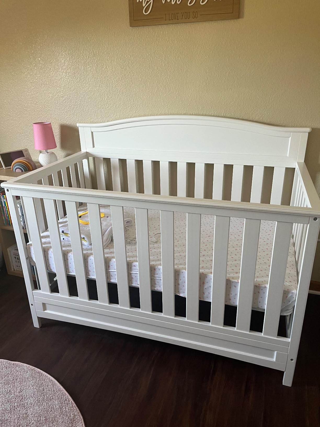 Delta Children Emery 4-in-1 Convertible Baby Crib - Greenguard Gold Certified, White customer photo 2