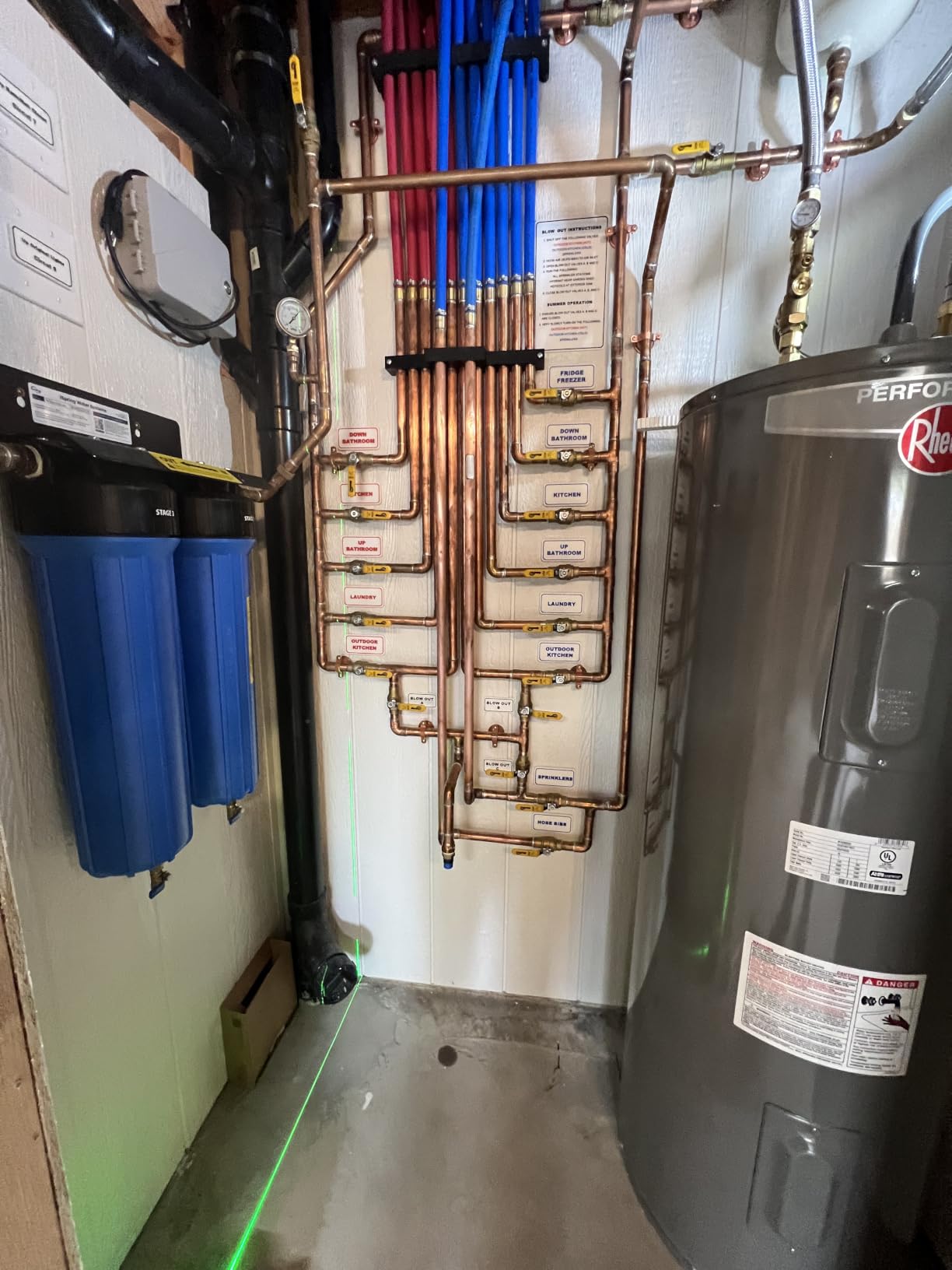iSpring WGB22B 2-Stage Whole House Water Filtration System, 20” x 4.5” Sediment & Carbon Block Filters, Removes up to 99% Chlorine, Fine Sediment and Bad Taste Removal customer photo 2
