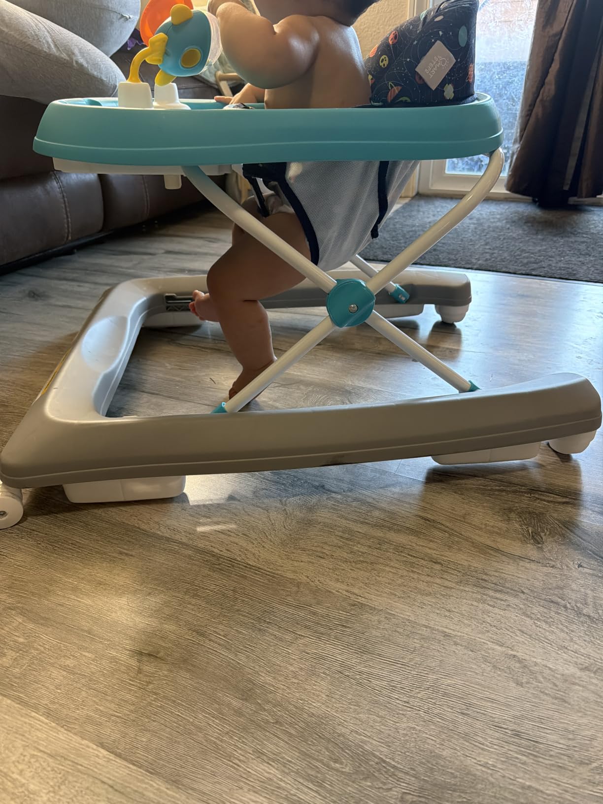 Smart Steps Trend Activity Walker with Removeable Toy Bar, Multi-Directional Front Wheels, Tray, Adjustable Height and Flat Fold Frame for Storage, Ages 6 Months +, Emily Pink customer photo 2