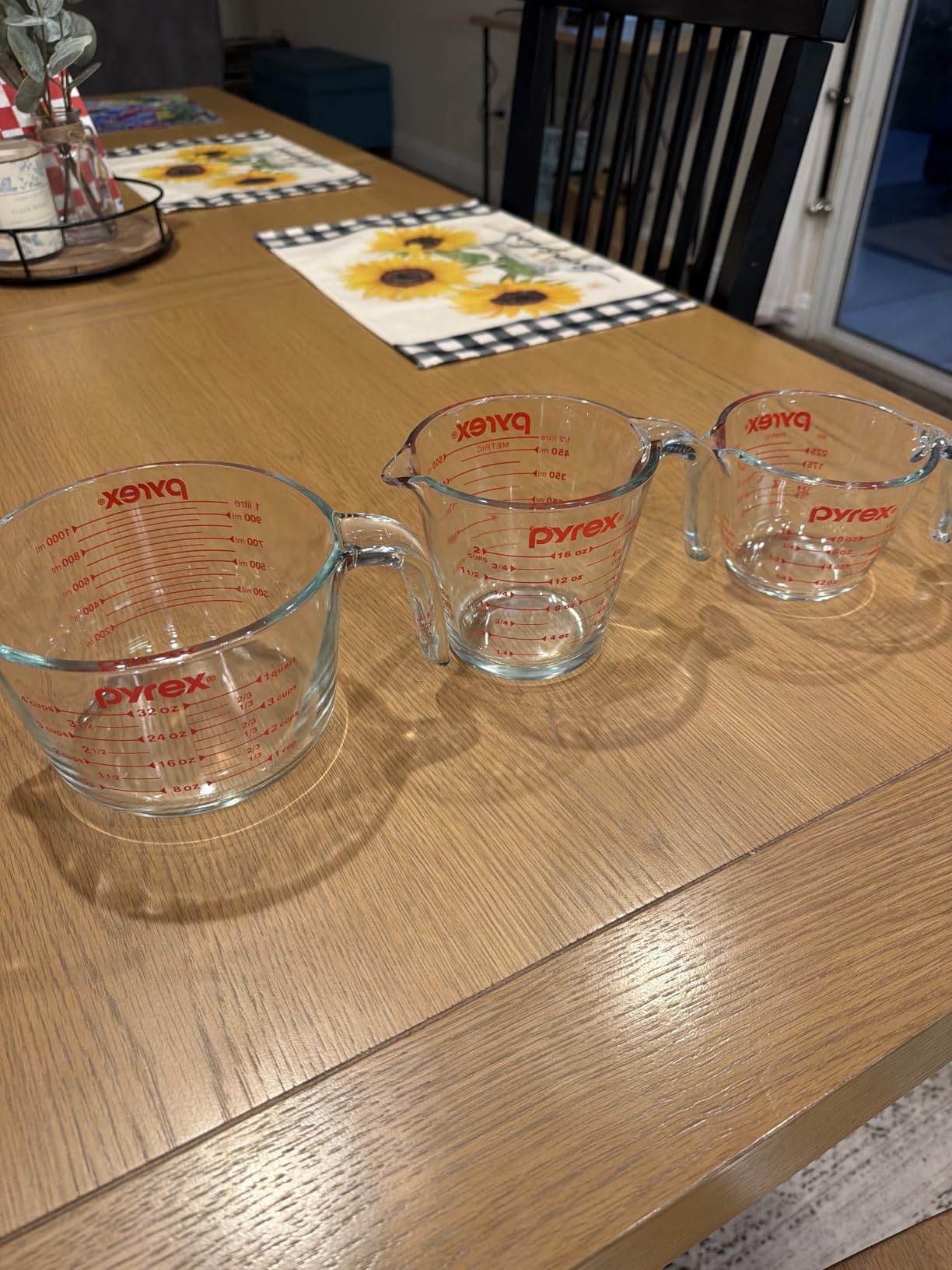 Pyrex Essentials (3-Pack) Glass Measuring Cups Set (1, 2 & 4 Cup) customer photo 1