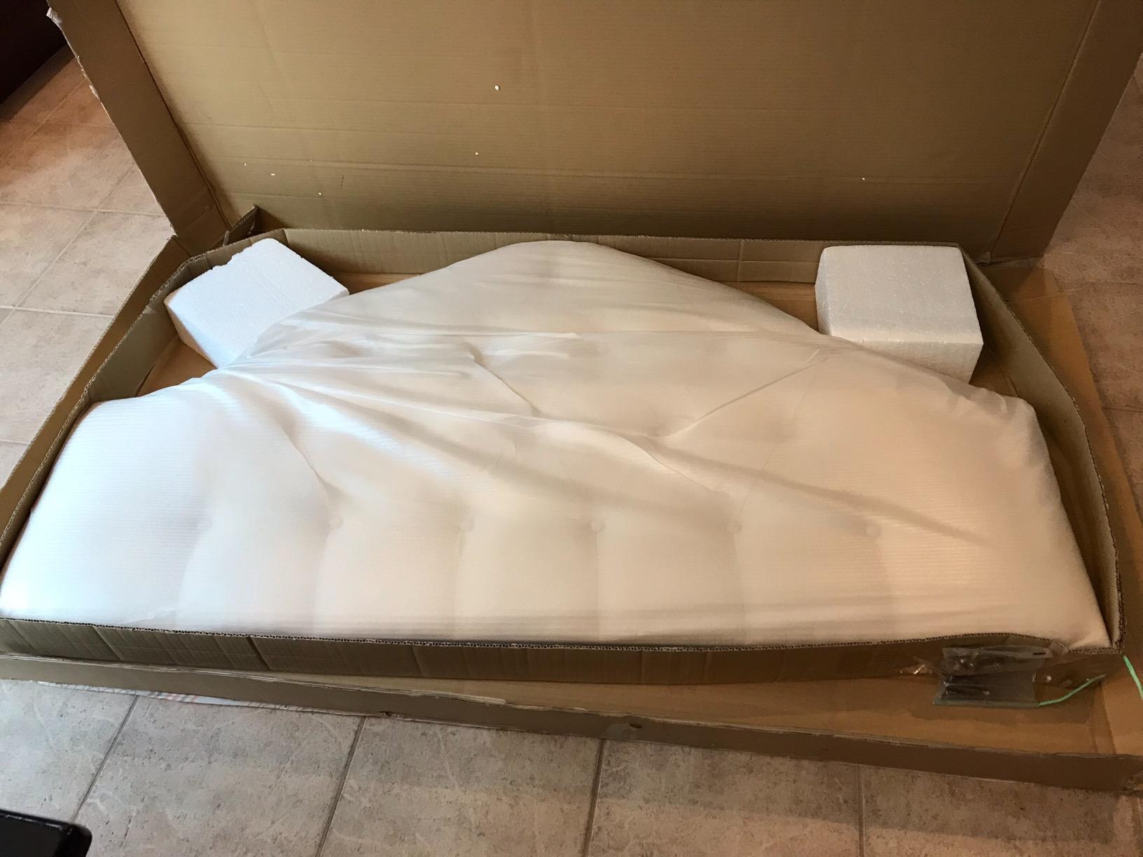 Modway Sovereign Tufted Button Linen Fabric Upholstered Queen Headboard in Beige customer photo 1