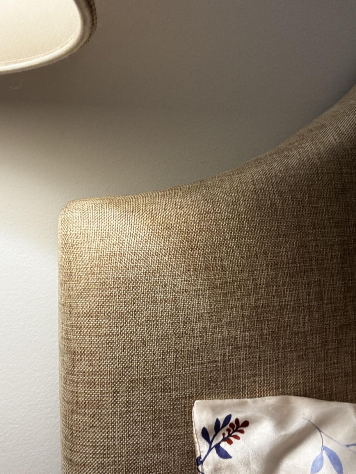 Modway Sovereign Tufted Button Linen Fabric Upholstered Queen Headboard in Beige customer photo 2