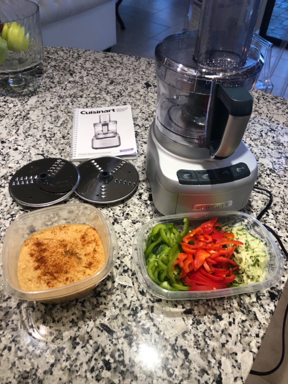 Cuisinart 8 Cup Food Processor, 350-Watt Motor, Gunmetal, FP-8GMP1 customer photo 1