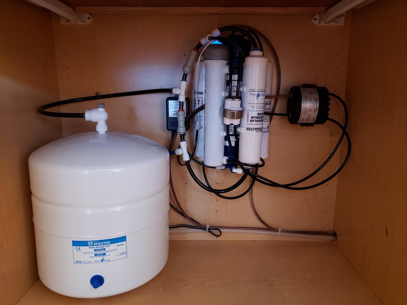 Home Master TMHP HydroPerfection Reverse Osmosis System, 9-stages, Patented 2-pass Alkaline Remineralization, Fast 4.5 Sec Fill Rate, 1:1 Waste Ratio, UV Sterilizer 99.9% EPA 97952AZ1, Iron Prefilter customer photo 1