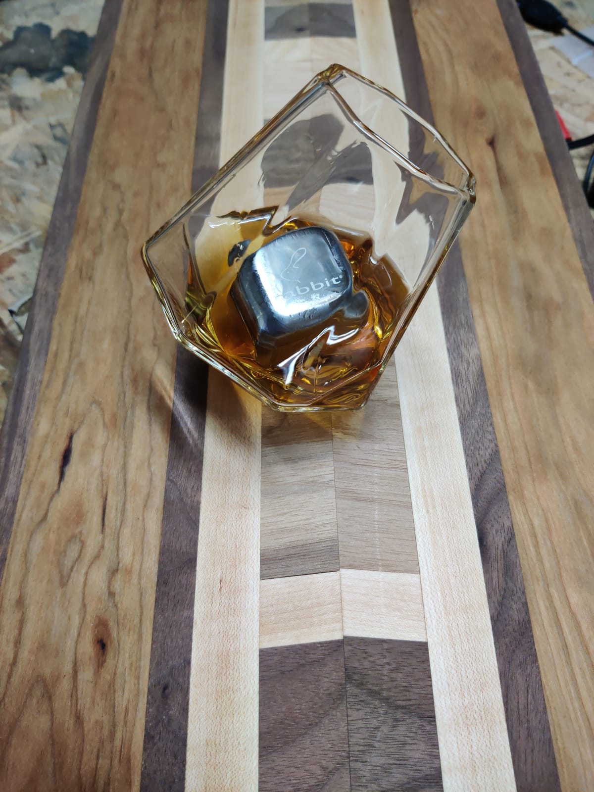 Rabbit Jumbo Chilling Stones - Premium Stainless Steel Whiskey Rocks for Chilling Fine Spirits and Beverages, Reusable Drink Cooling Stones with Storage Case customer photo 1