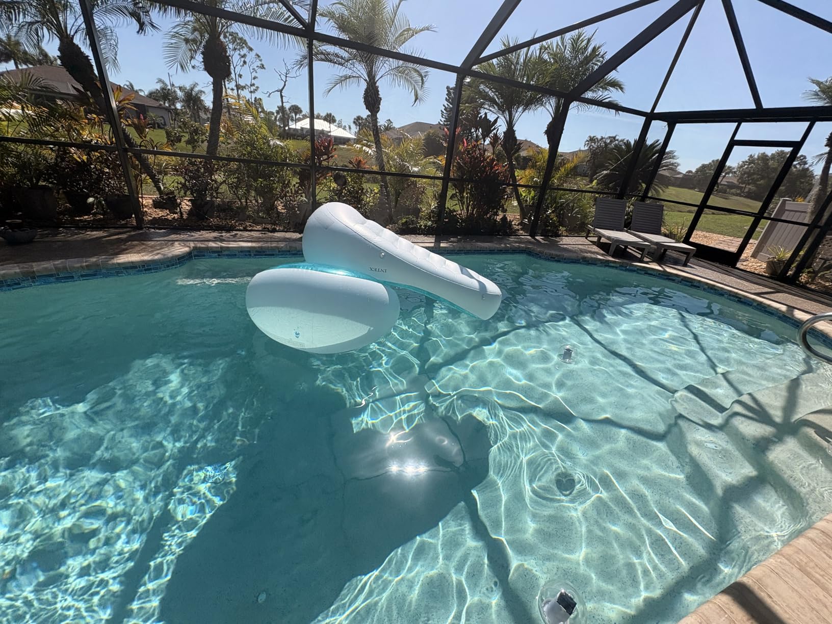 Intex - Rockin' Pool Lounger customer photo 2