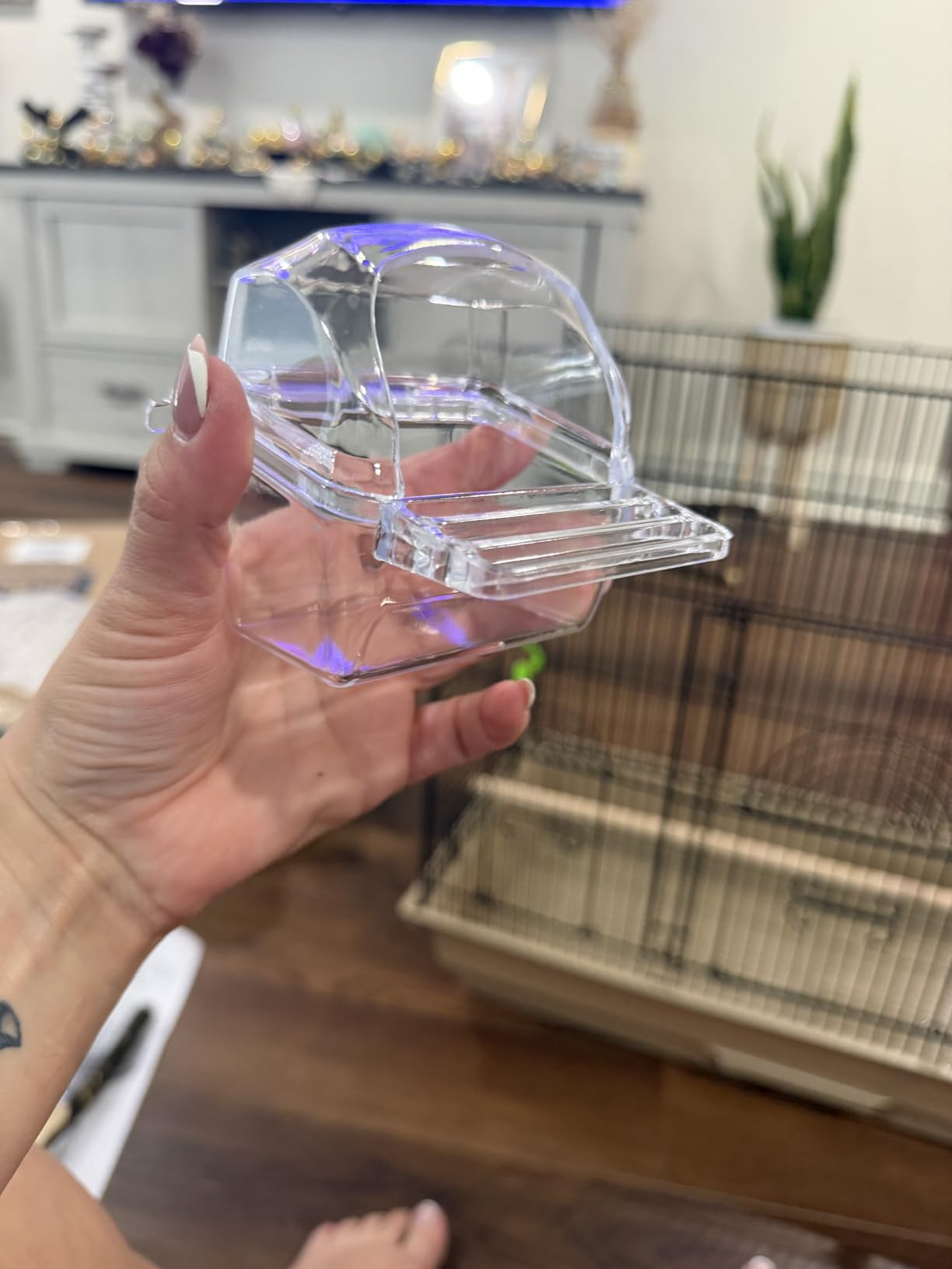Prevue Pet Products SP1804-3 Flight Cage, Lilac/White,26