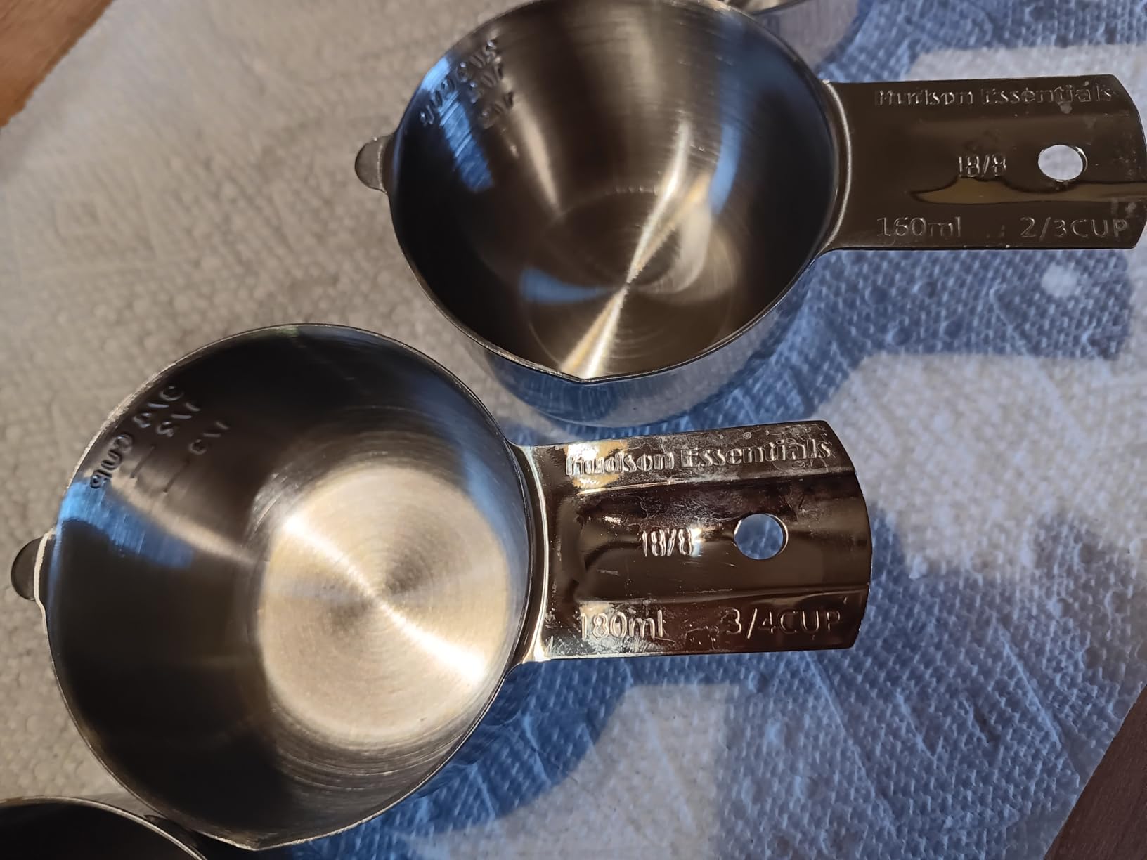 Hudson Essentials Stainless Steel Measuring Cups Set (6 Piece Set) customer photo 2