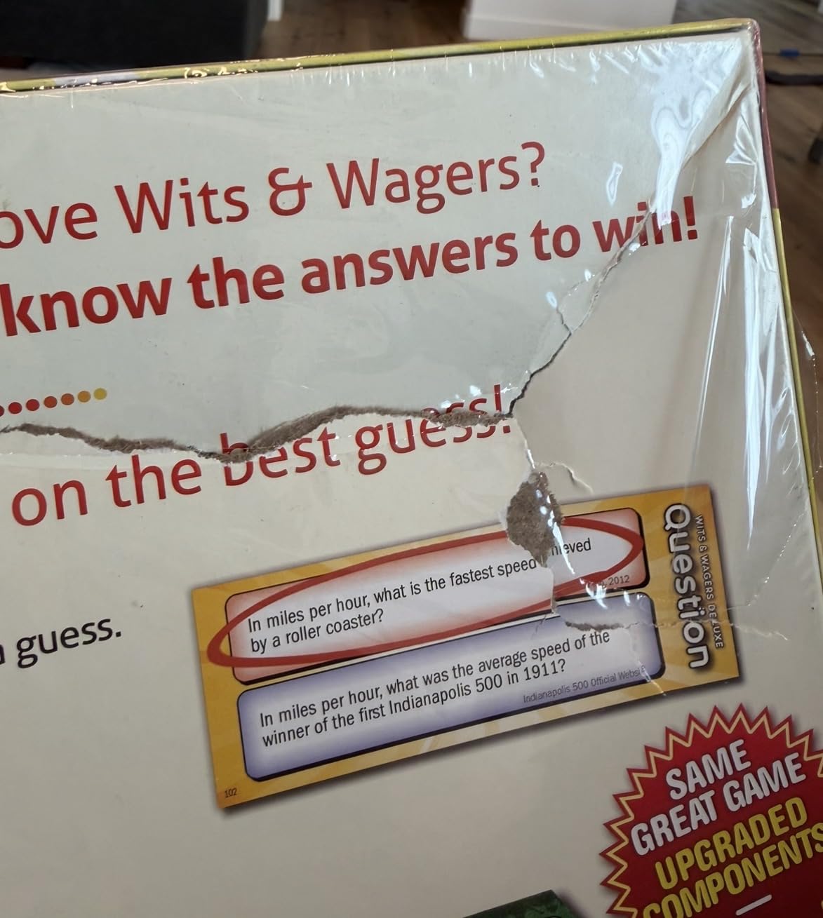 Wits and Wagers Deluxe Board Game | The Trivia Game Where You Don't Need the Answers to Win | Party Game for Groups | 4+ Players | Age 10+ customer photo 1