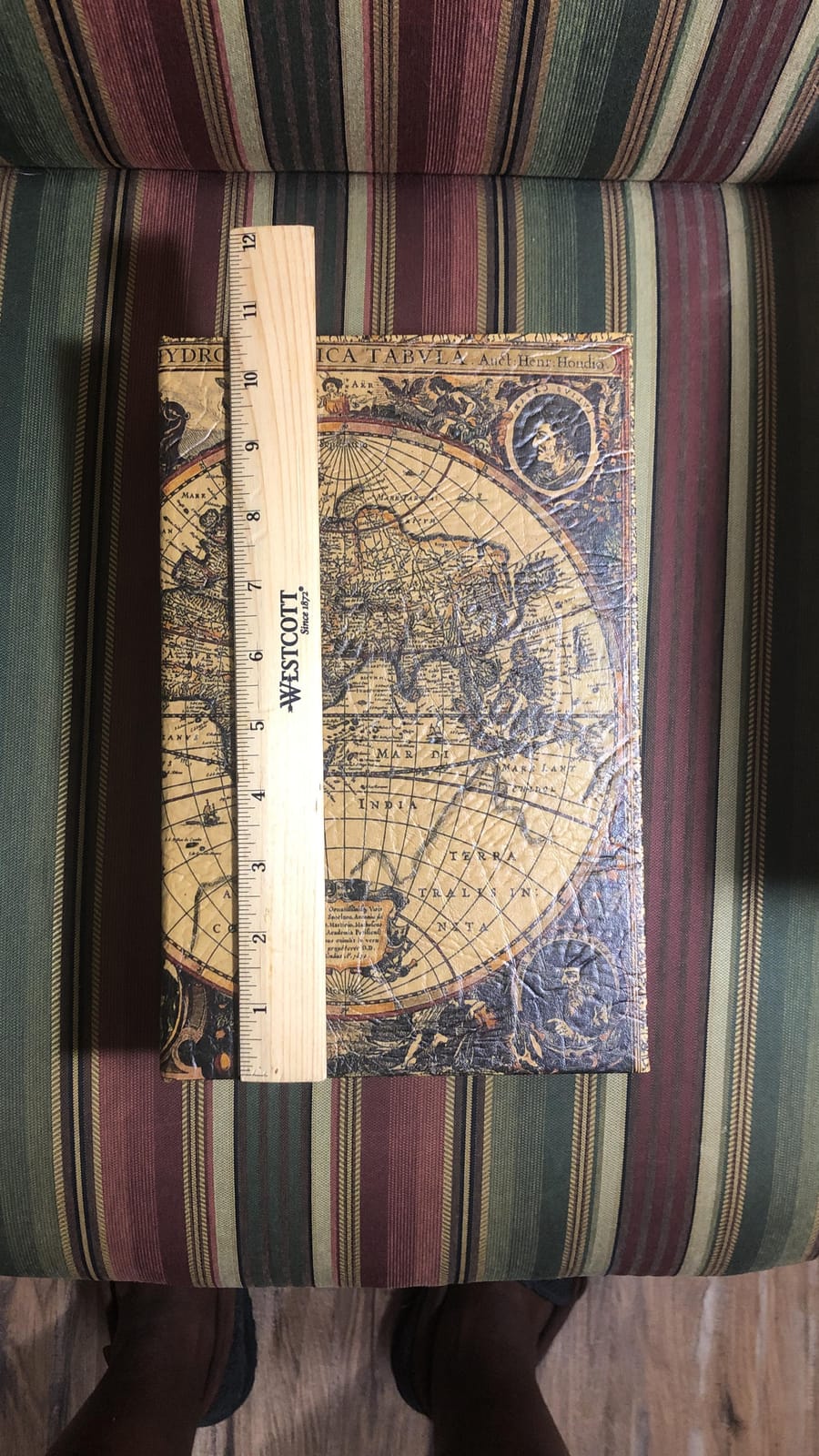 Barska Antique Map Book Safe with Key Lock – Hidden Diversion Lock Box with Magnetic Closure – Concealed Steel Compartment for Cash, Jewelry, Valuables – Home or Office Security Hidden Book Safe customer photo 1