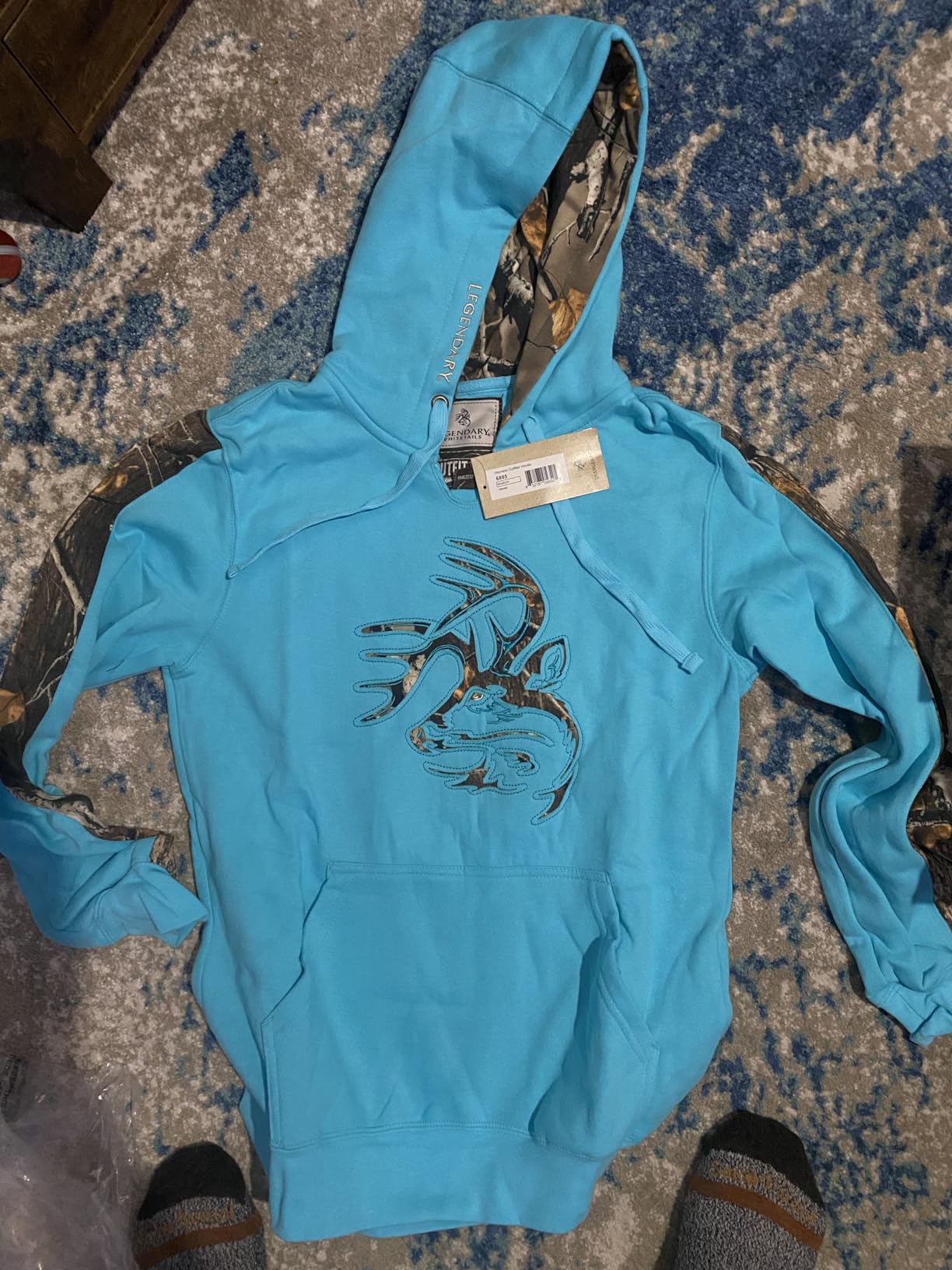 Legendary Whitetails Womens Camo Hoodie Comfy Pullover Sweatshirt customer photo 2