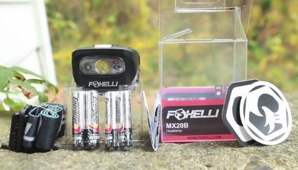 Foxelli LED Headlamp Flashlight for Adults & Kids, Running, Camping, Hiking Head Lamp with White & Red Light, Comfortable Headband, Lightweight & Waterproof, 3 AAA Batteries customer photo 1