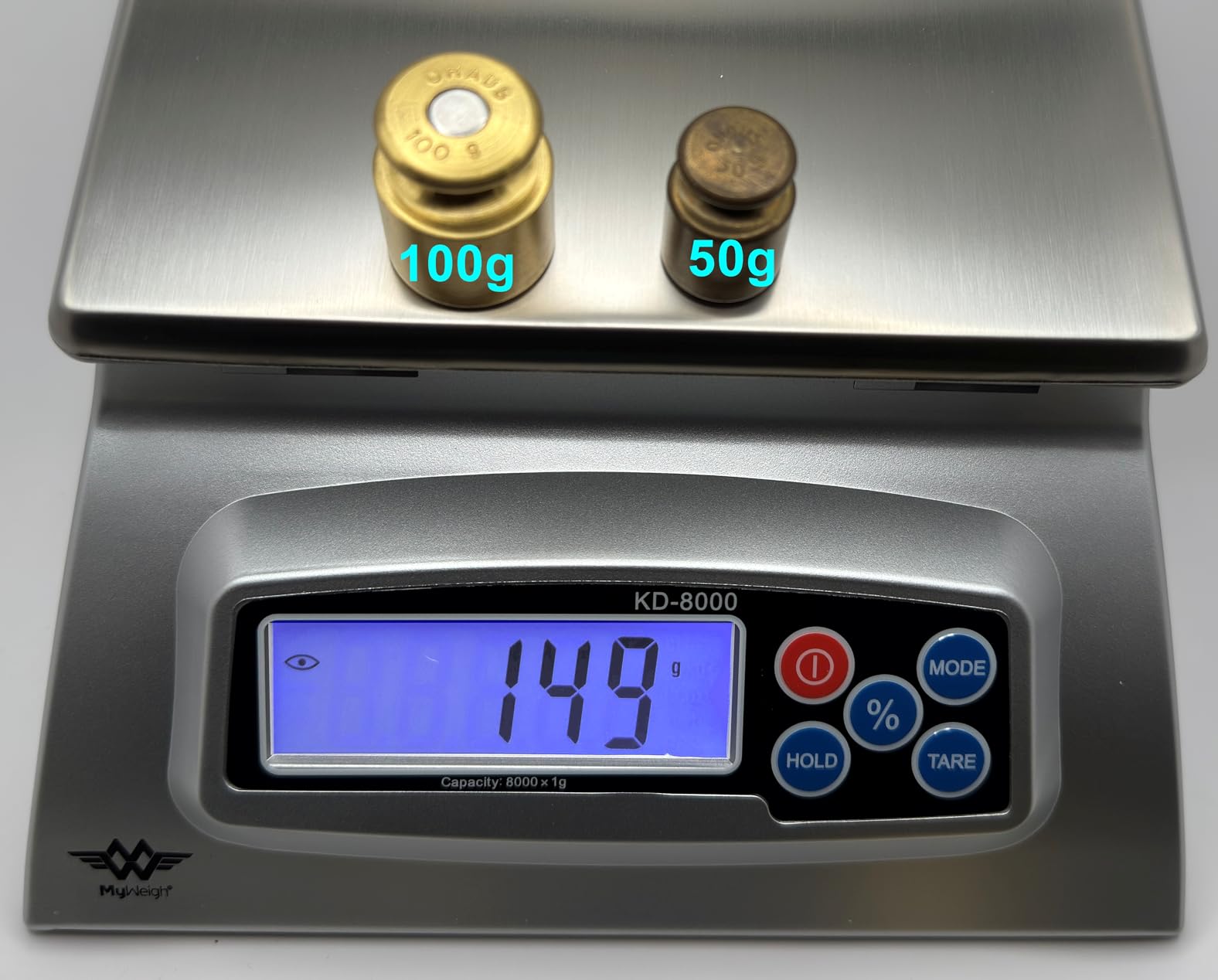 My Weigh KD-8000 Digital Food Scale (Silver) customer photo 1