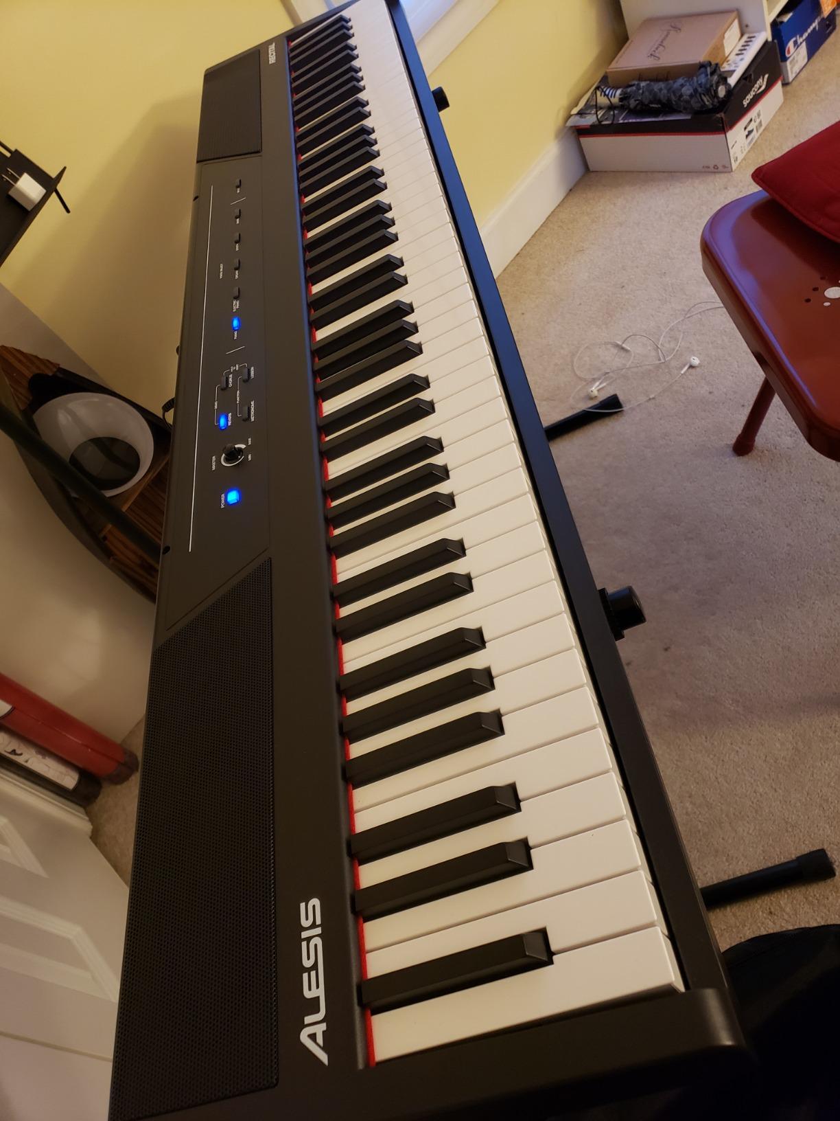 Alesis Recital Digital Piano 88-Key Semi-Weighted | For Beginners, Adjustable Touch Response, Lesson Mode, 20W Speakers, for Home Practice and Piano Lessons customer photo 1