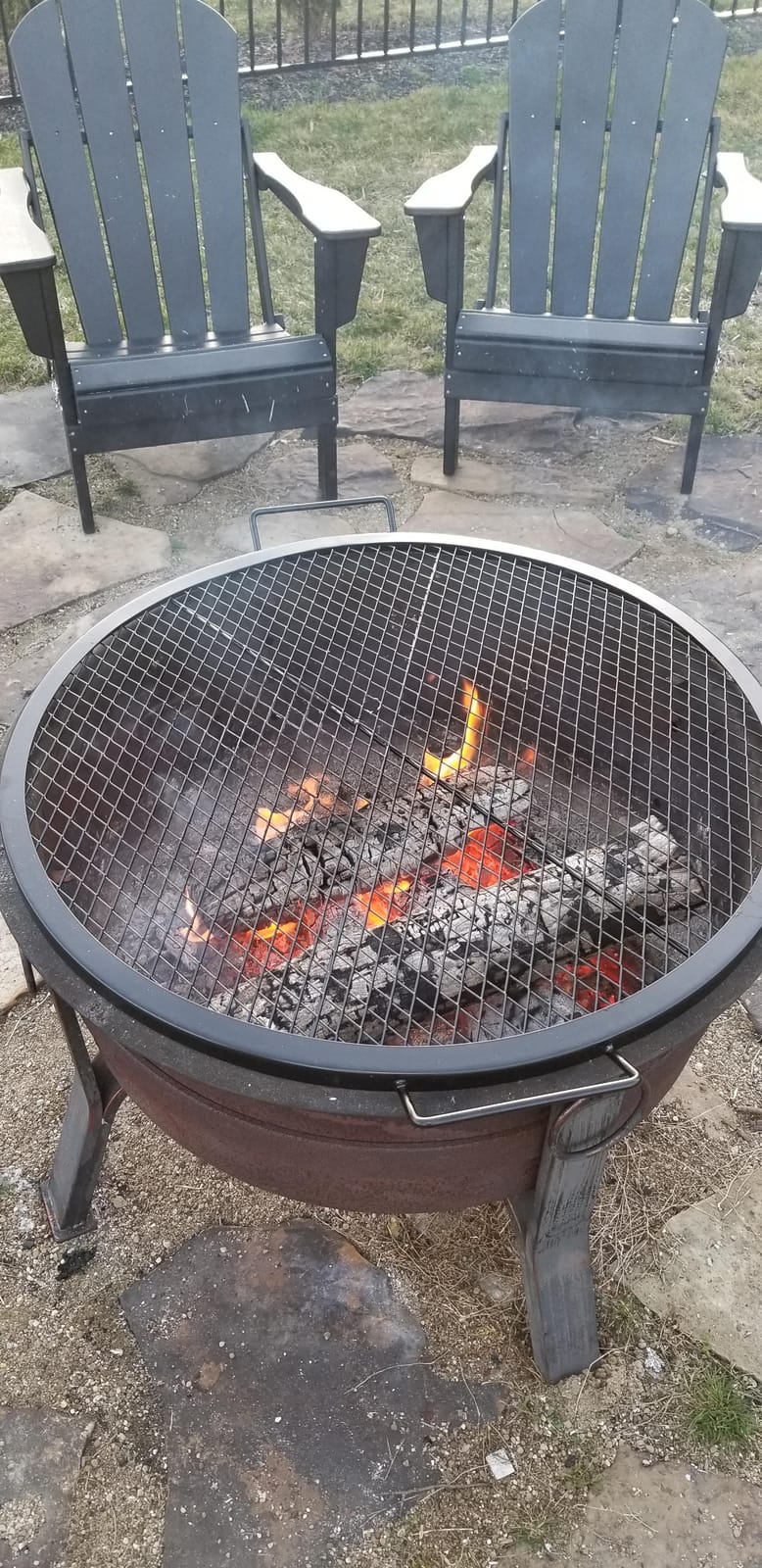 Stanbroil X-Marks Fire Pit Grill Grate, 24