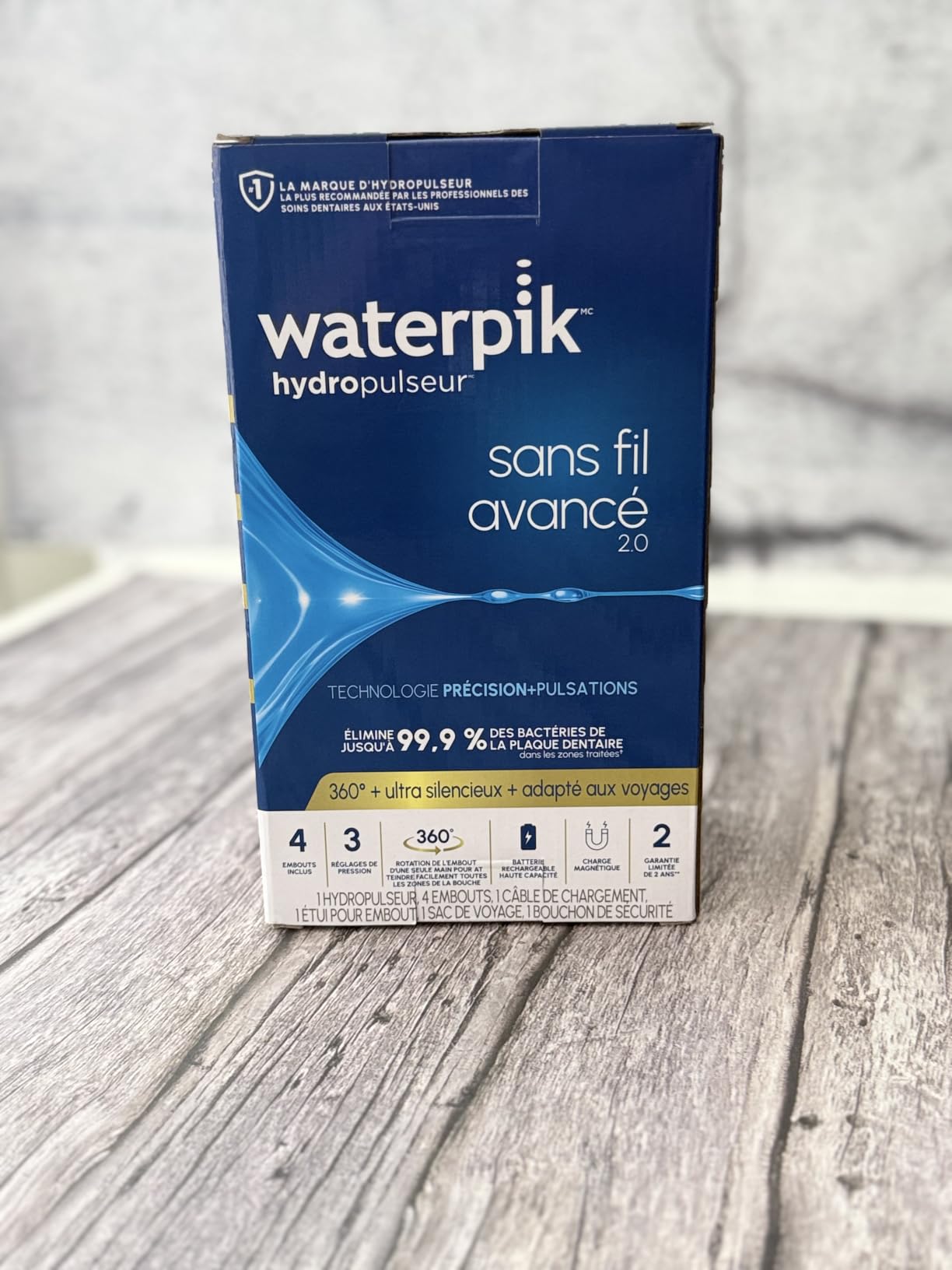 Waterpik Cordless Advanced Portable Water Flosser, Rechargeable, White customer photo 1