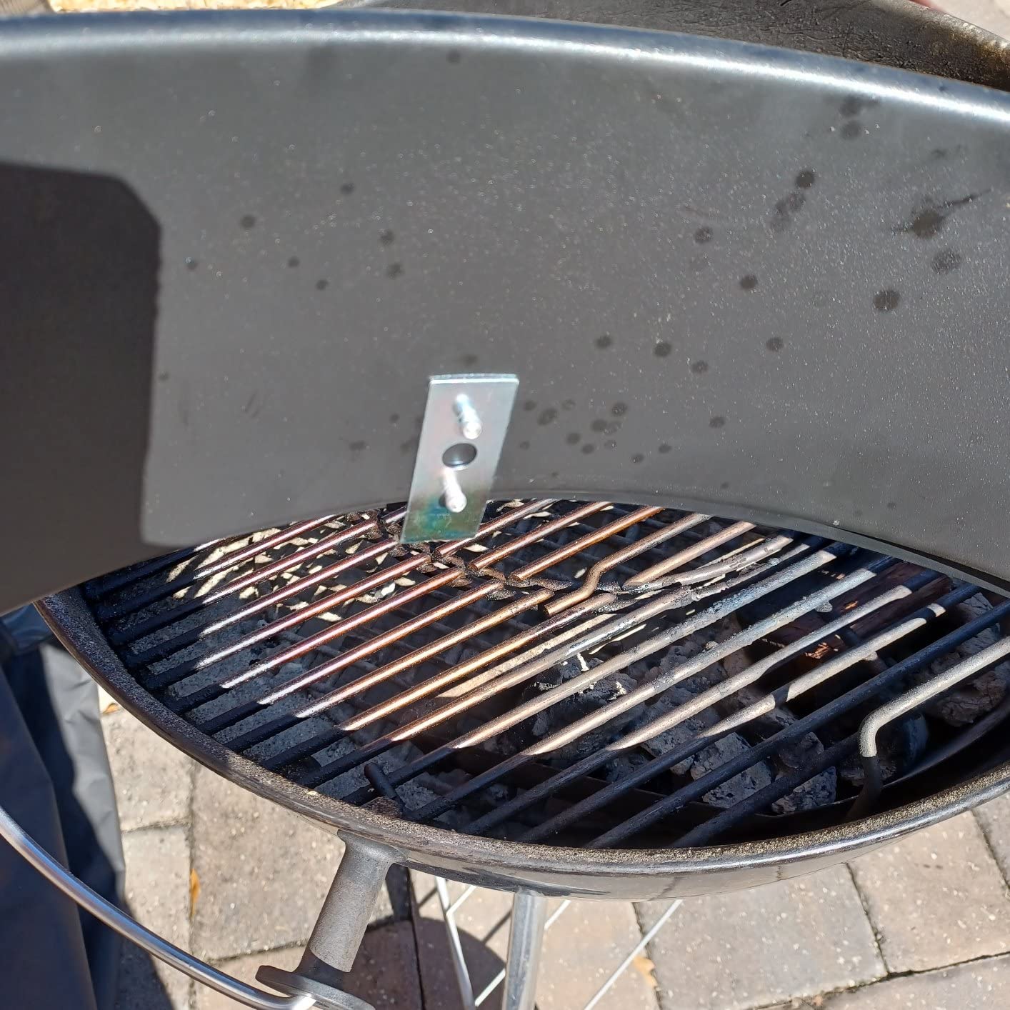 onlyfire Black Coated Steel Charcoal Kettle Rotisserie Ring Kit customer photo 1